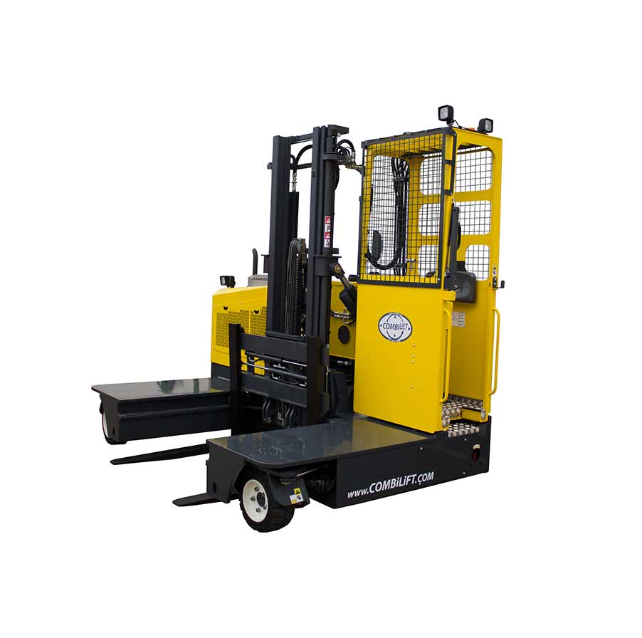 stand on sideloader lift truck